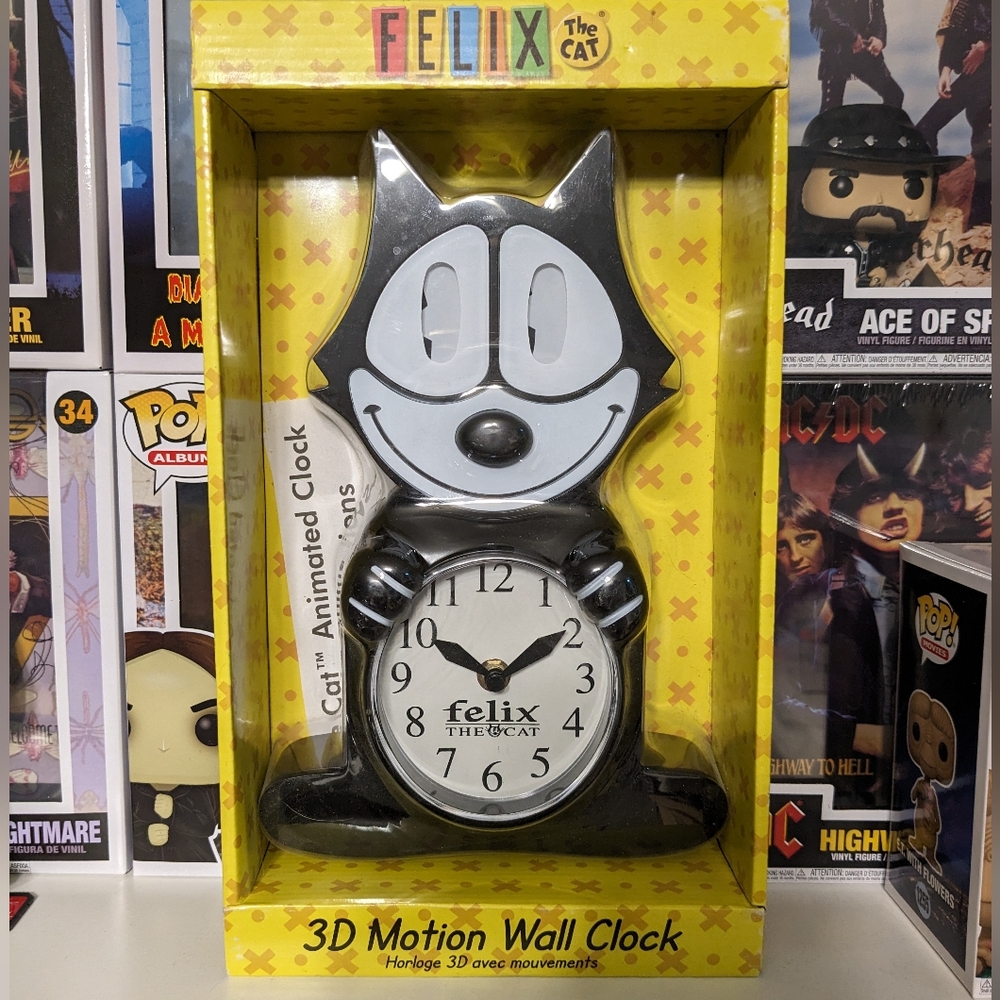 Felix the cat wall clock